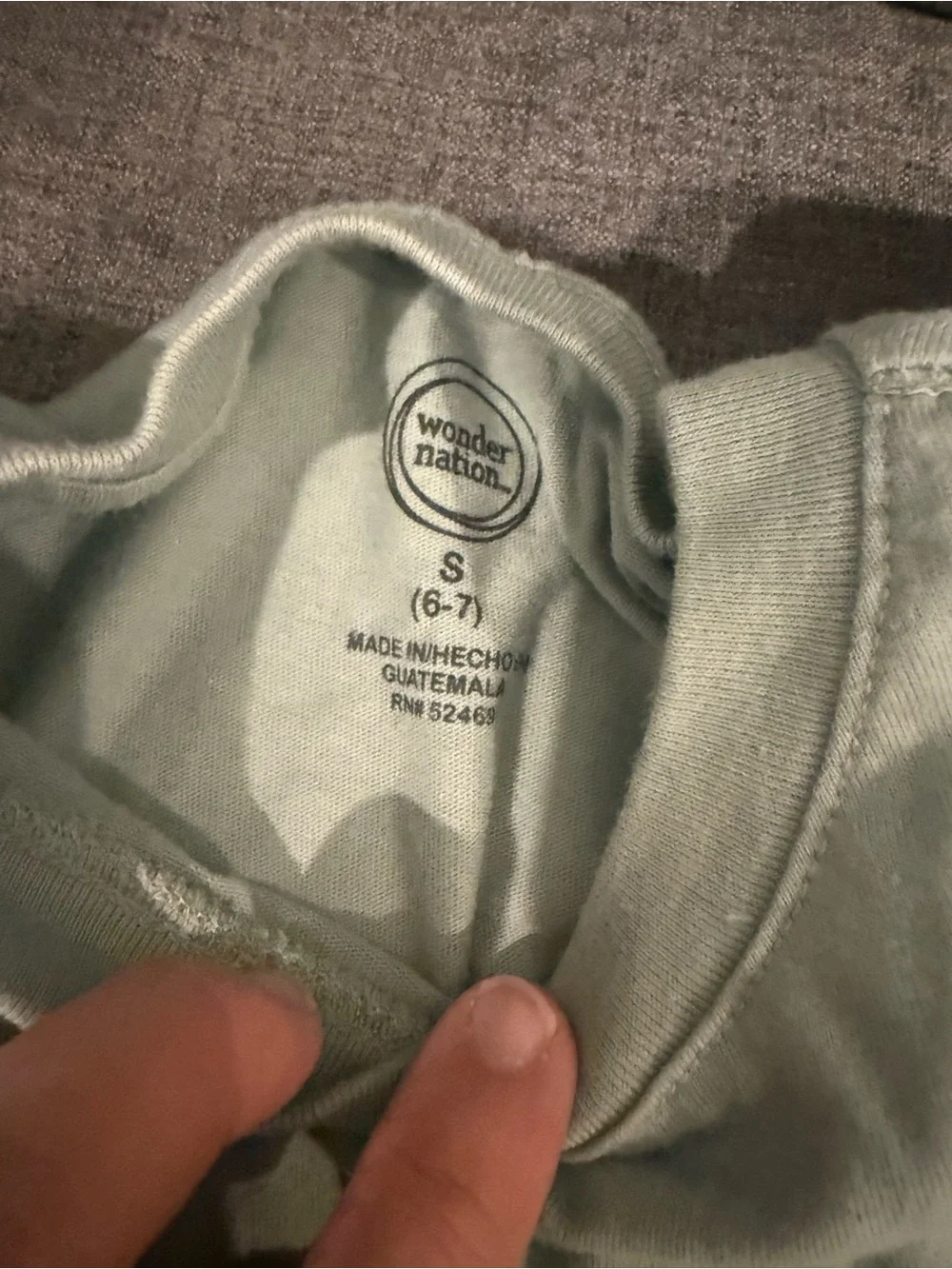 GAP Navy Blue boys Shorts size 7 and light green T-shirt 6/7.